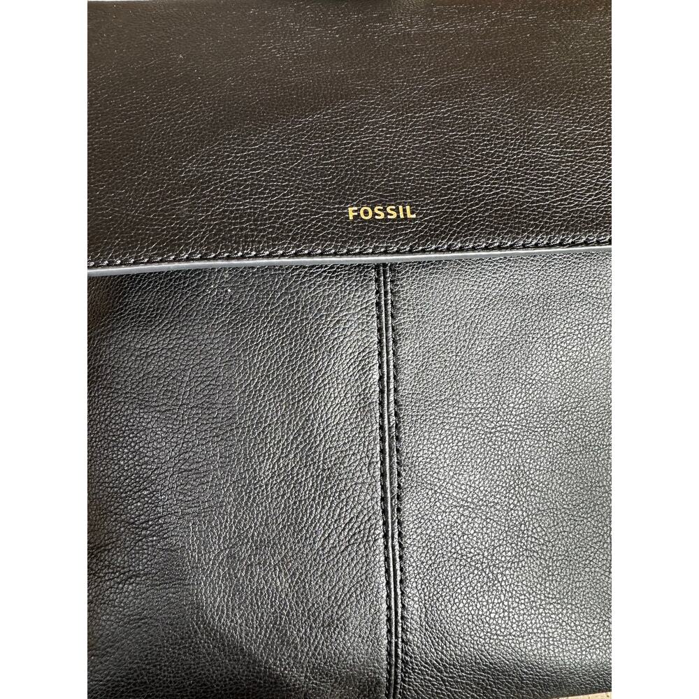 Fossil Black Leather Backpack - Picture 11 of 11